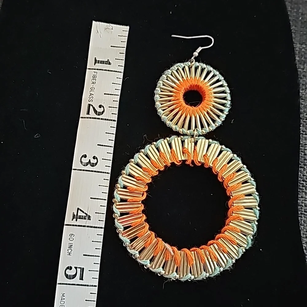 Large Thread Wrapped Earrings Box A/3